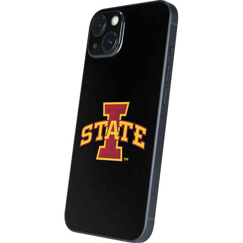 Iowa State University Primary Logo Black iPhone 14 Plus Skin